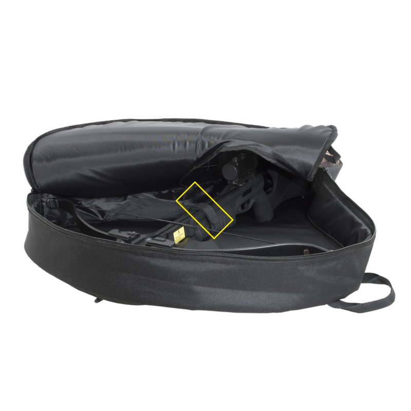 MAXIMAL CROSSBOW BAGS SCORPIO MEDIUM -SIDE POCKET-INNER STRAP-BLK/CAMO