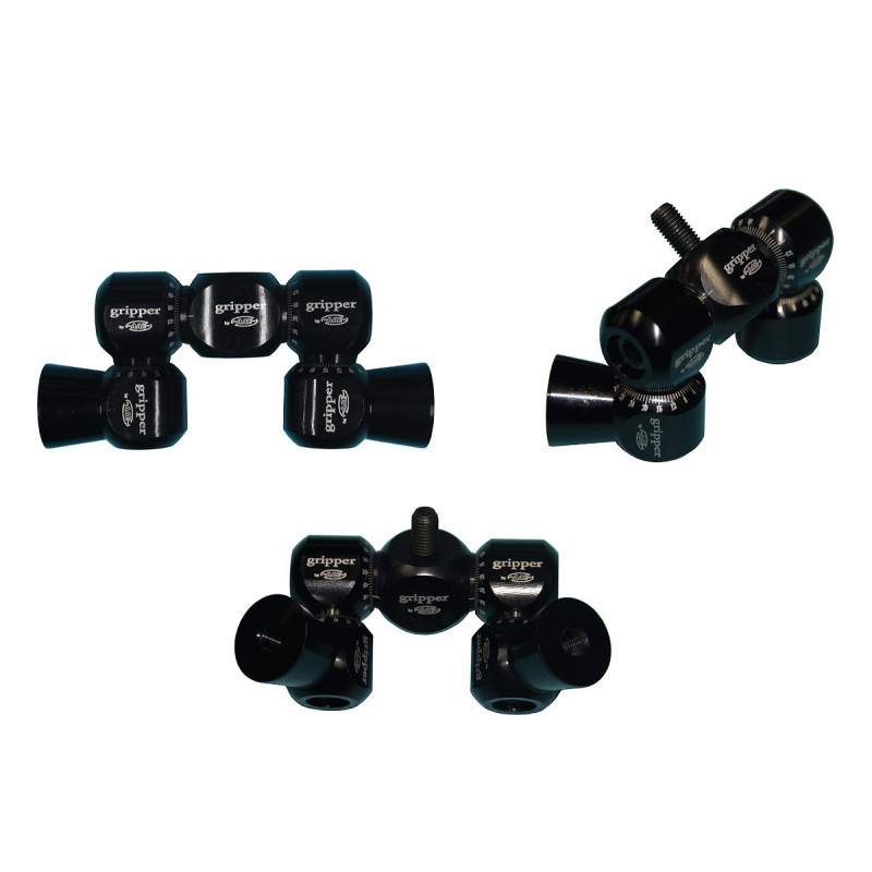 V-BARS GRIPPER DOUBLE  5/16 BLACK V-BAR