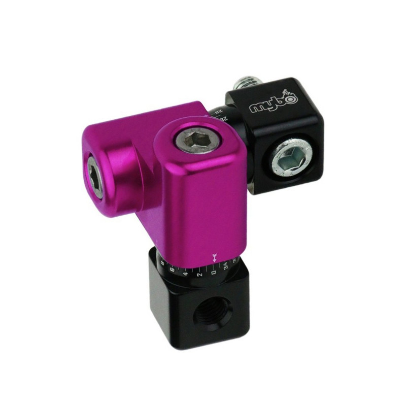MYBO SINGLE V-BARS 720 SINGLE - ADJUST. - LEFT OFFSET (RH shooter) VIOLET