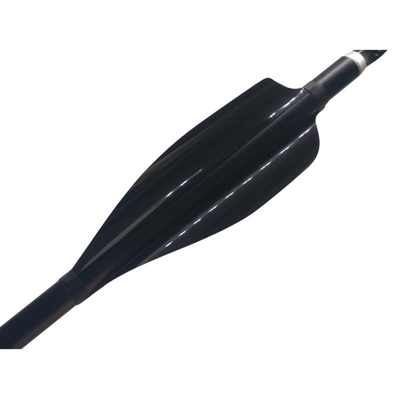 XSWINGS SPIN VANES ROUND 100MM HP LH PURE BLACK - 50PACK