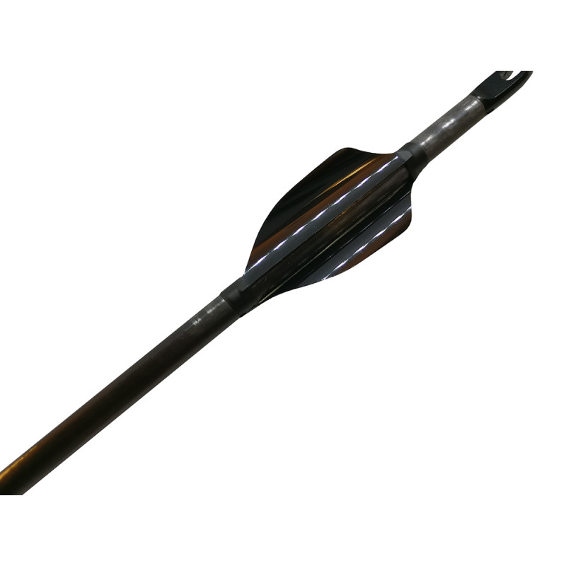 SPIN VANES ROUND 40MM LH FLUO BLACK - 50PACK