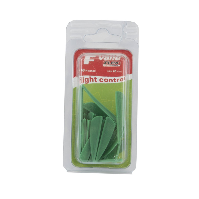 FLEXARCHERY VANES FLEX F43 GREEN 40/PK