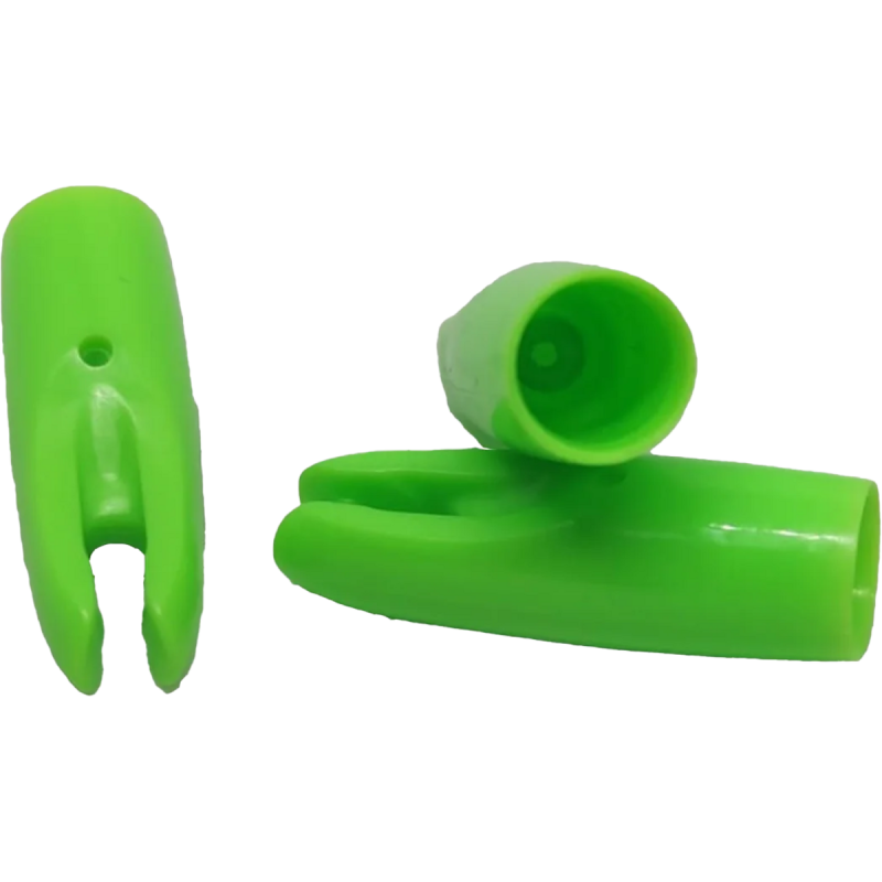 EASTON SCOUT 2 17/64 FLUO-GREEN 12/PK OVERFIT NOCKS