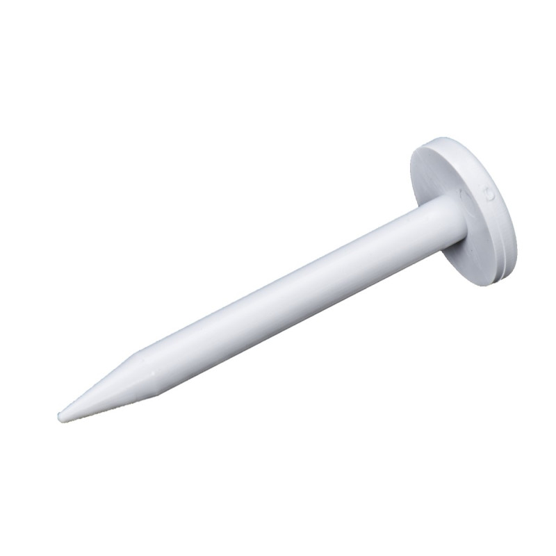 EGERTEC TARGET PINS 50mm 100/PK WHITE