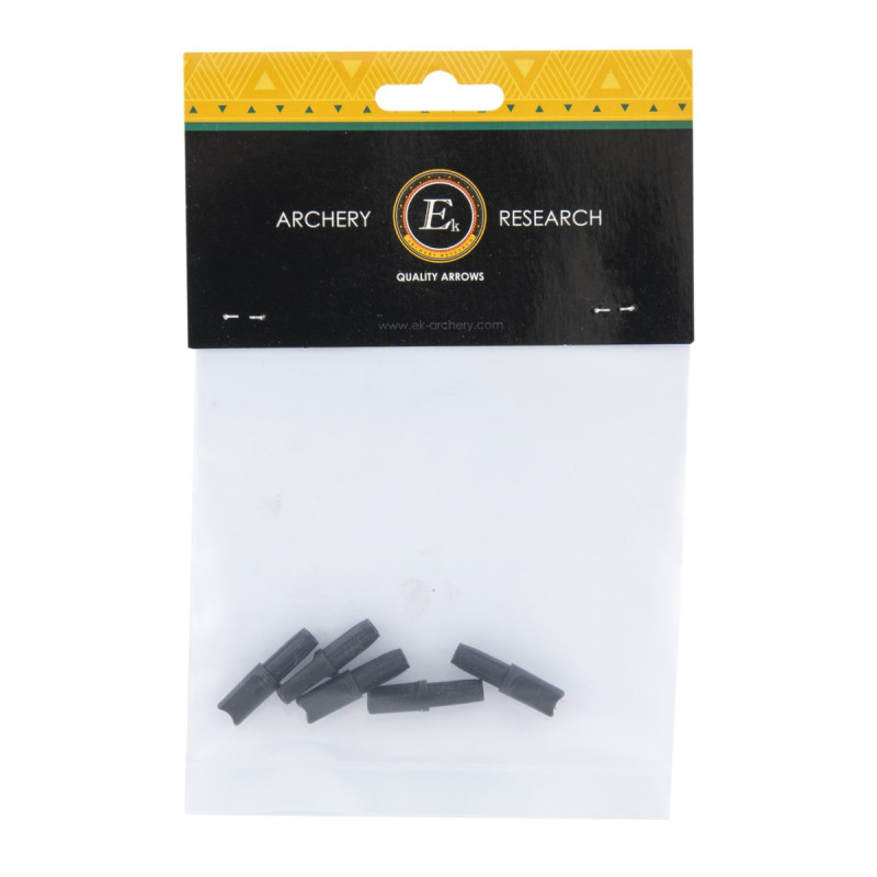 EK-POELANG HALFMOON NOCKS FOR COBRA R9 BOLTS -SIZE BLACK 5/PK