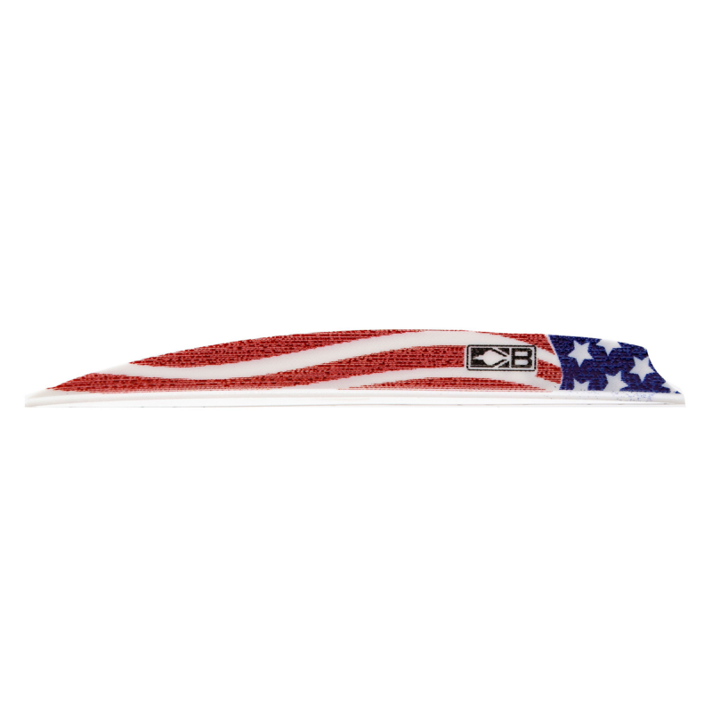 BOHNING VANES 4" AMERICAN FLAG 100/PK