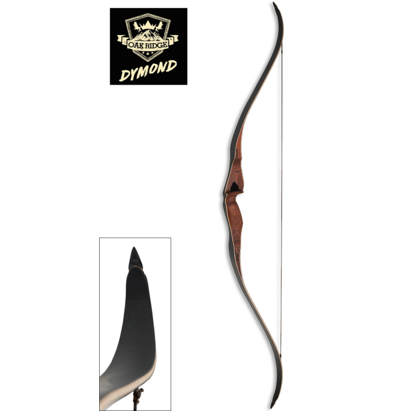 HUNTING BOWS DYMOND 62" RH 25 LBS FLEMISH DYNEEMA STRING INCL.