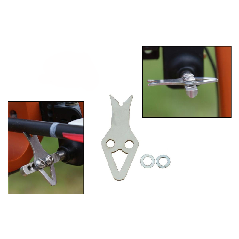 BOWFINGER STAINLESS TOURNAMENT BLADE ARROW REST PART