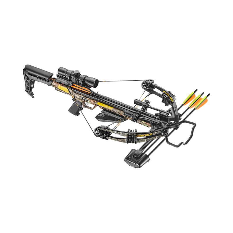 EK POELANG COMPOUND CROSSBOW SETS BLADE+ 340fps CAMO 175lbs. SCOPE & ACCESSORIES
