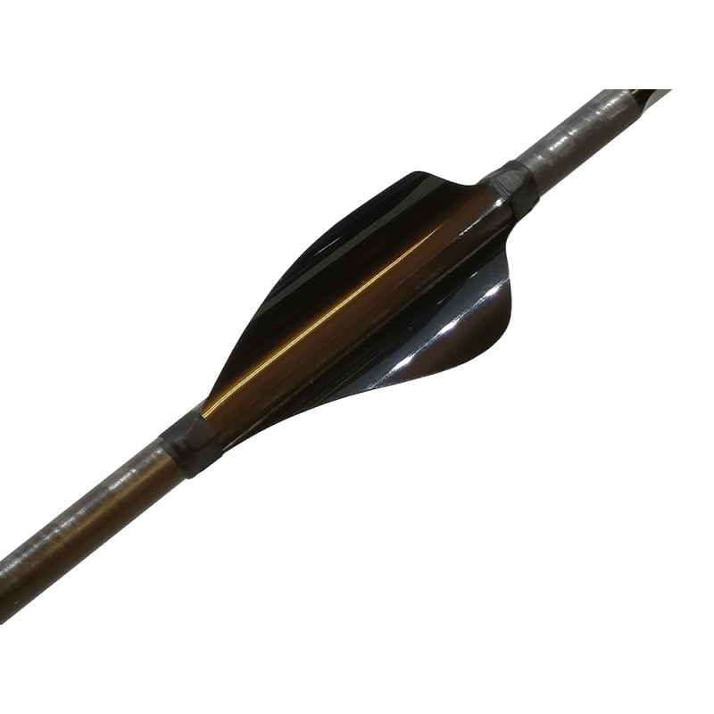 SPIN VANES ROUND 50MM HP LH FLUO BLACK - 50PACK