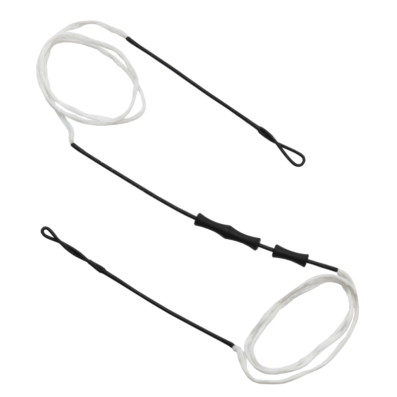 RECURVE STRINGS DACRON WITH FINGERPROTECTION 54/12 WHITE