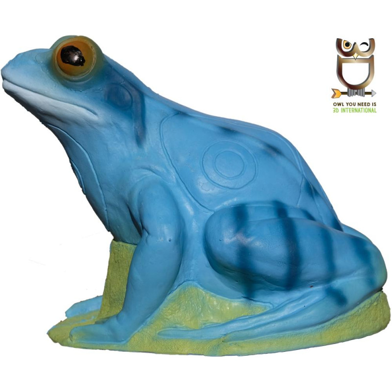 3D TARGET FROG BLUE - L26cm H21cm