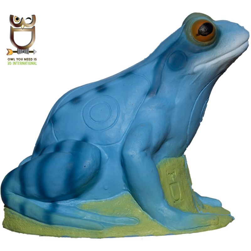 3DINTERNATIONAL 3D TARGET FROG BLUE - L26cm H21cm