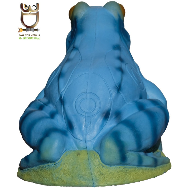 3DINTERNATIONAL 3D TARGET FROG BLUE - L26cm H21cm