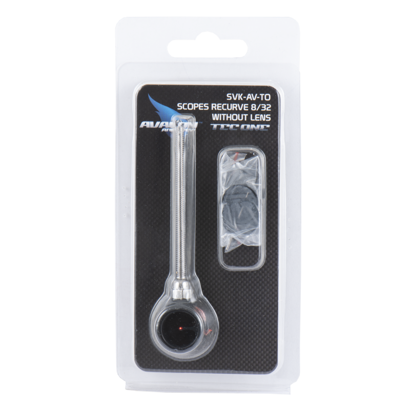 RECURVE SCOPE TEC ONE BLACK WITH .019 RED FIBER RH