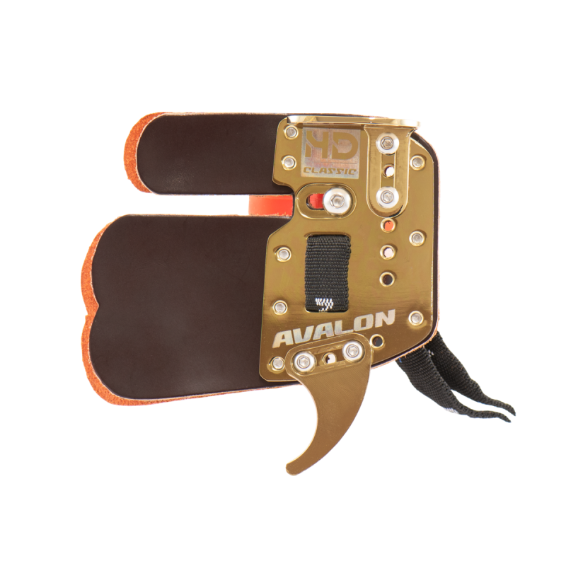 AVALON OLYMPIC RECURVE TAB CLASSIC HD BRASS WITH PRIME LEATHER RH X-SMALL