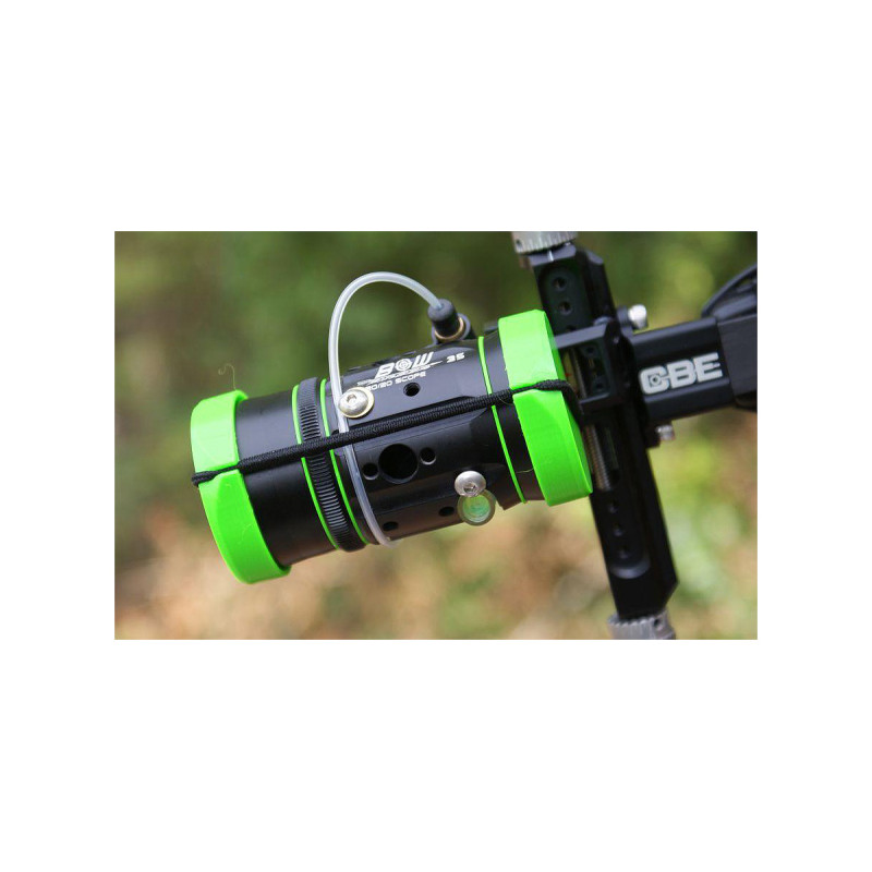 CAPS & RINGS FOR 20/20 SCOPES 30MM GREEN