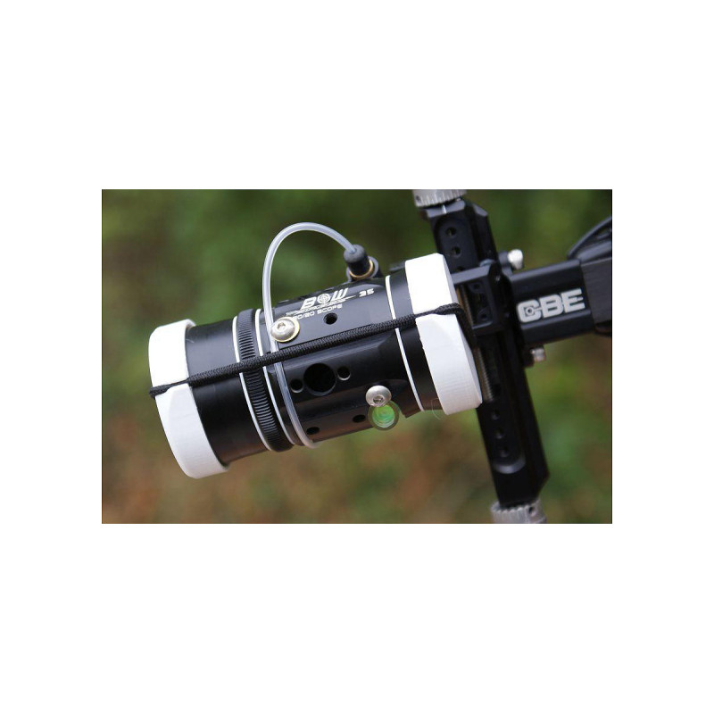 CAPS & RINGS FOR 20/20 SCOPES 40MM WHITE