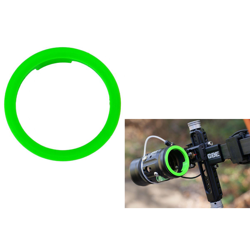 BOWFINGER PEEP RINGS FOR 20/20 SCOPES 40MM GREEN