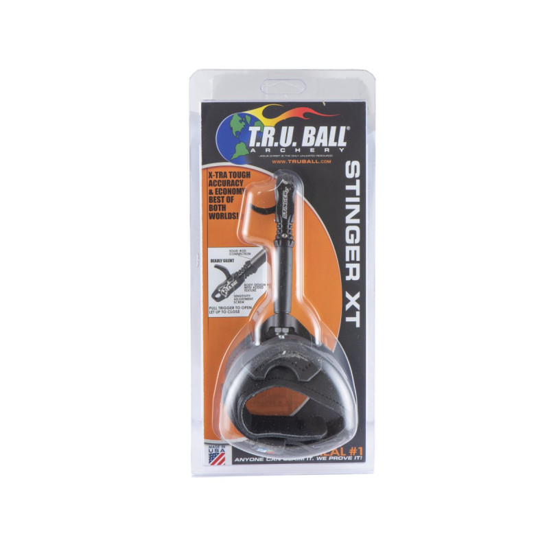 TRUBALL INDEX FINGER RELEASES STINGER XT' BUCKLE STRAP BLACK LARGE