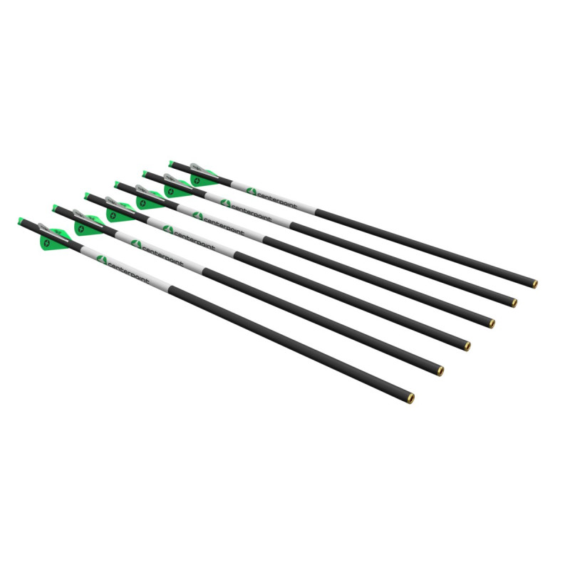 CENTERPOINT 400 GRAIN 20" BOLTS 6/PACK