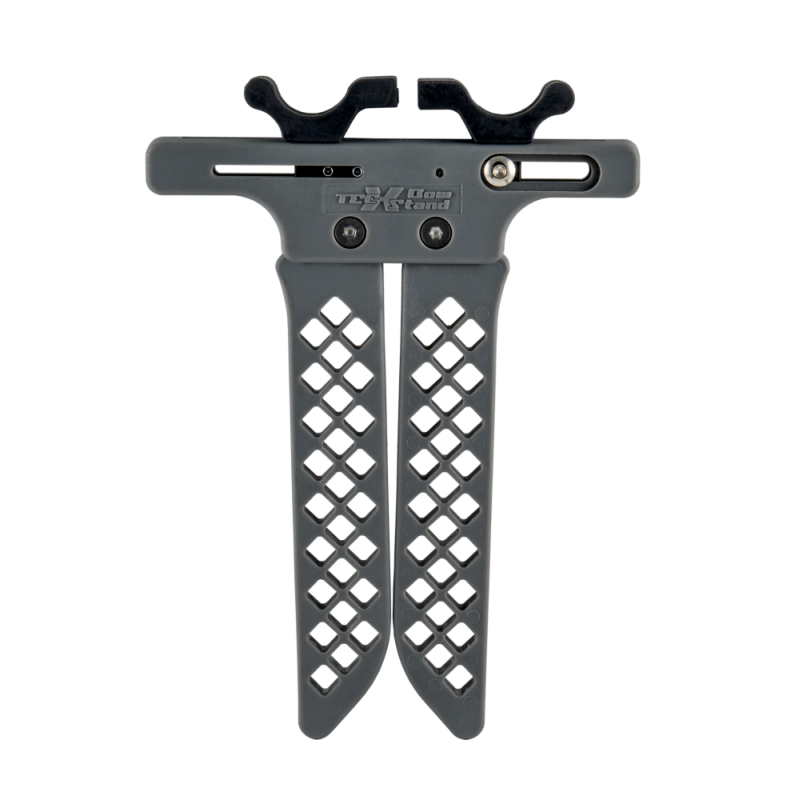 COMPOUND BOWSTANDS TEC-X ADJUSTABLE WITH LIMB PROTECTION GRAY