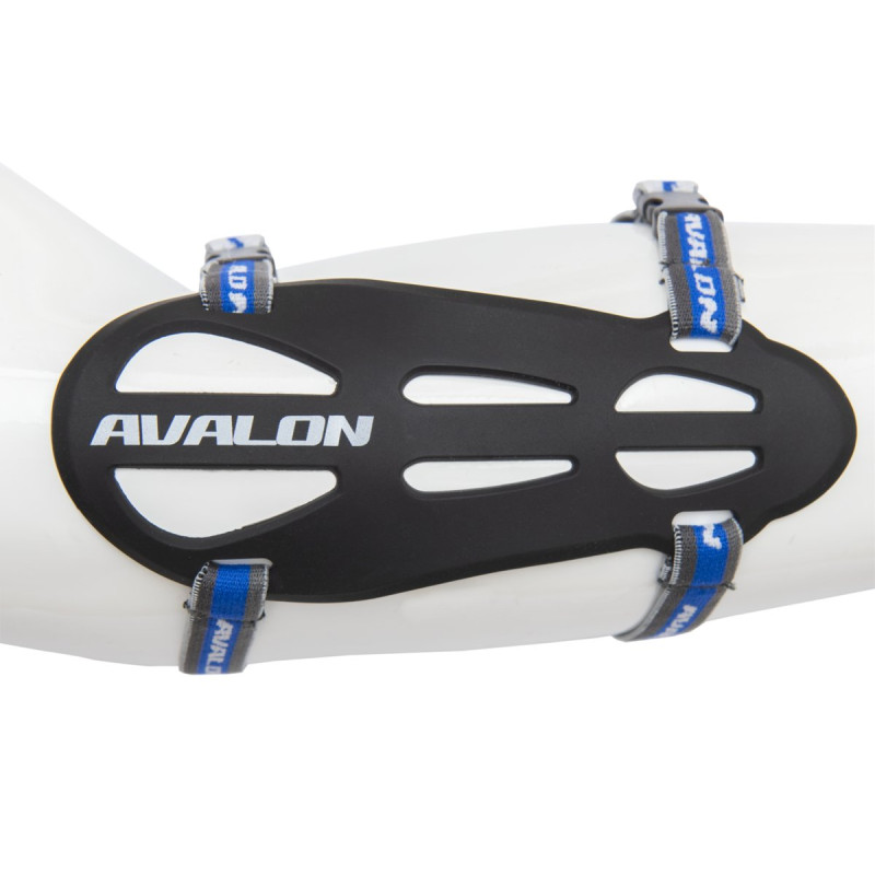 AVALON SINGLE ARMGUARDS CLASSIC FLEXIBLE RUBBER BLACK