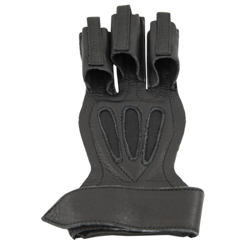 BUCKTRAIL SHOOTING GLOVES NEO WITH PREMIUM LEATHER AND NEOPRENE SML BLACK