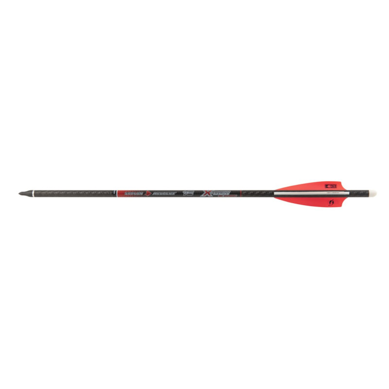 SKYLON X-BOW BOLTS 3K CARBON dia 8.7mm 16" MOONNOCK + INSERT + POINT 6/pk