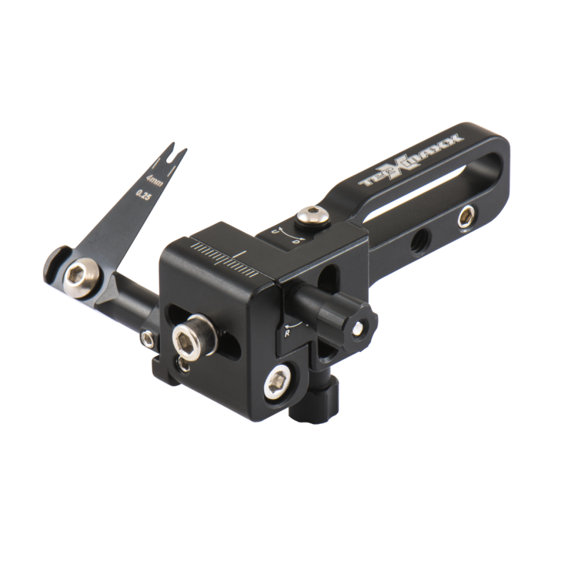 AVALON COMPOUND BLADE RESTS ADJUSTABLE EXTENSION TEC X MAXX WITH MICRO RH BLACK