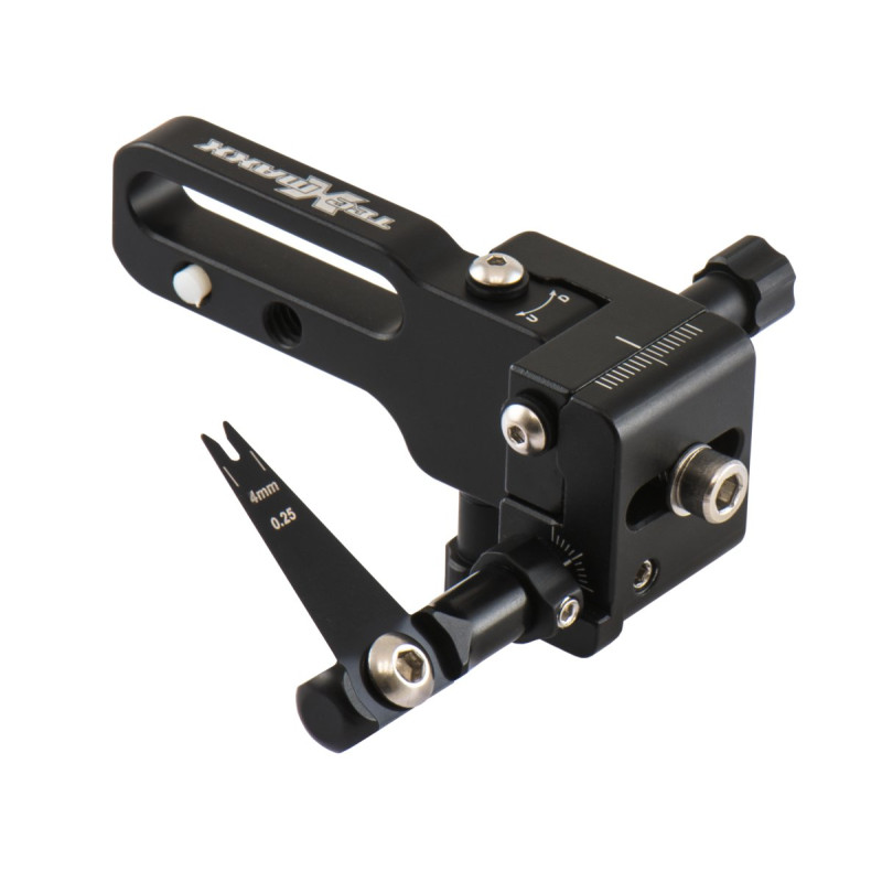 AVALON COMPOUND BLADE RESTS ADJUSTABLE EXTENSION TEC X MAXX WITH MICRO RH BLACK