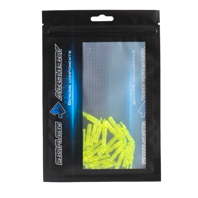 SKYLON INNERFIT ID4.2 NOCK RECURVE SMALL FLUO YELLOW 25/PK
