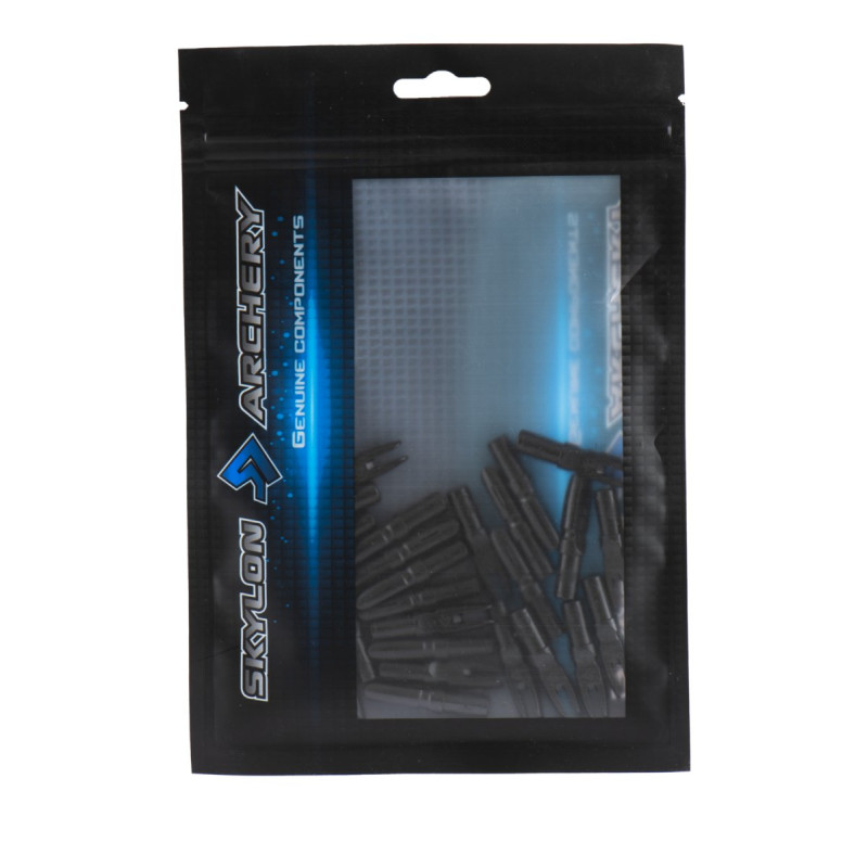 SKYLON INNERFIT ID6.2 NOCK LARGE BLACK 25/PK