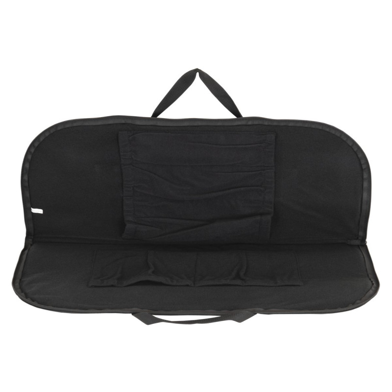 BUCK TRAIL BLACK TRADITIONAL SOFT CASE T/D BOWS 70CM x 30CM WITH ARROW TUBE