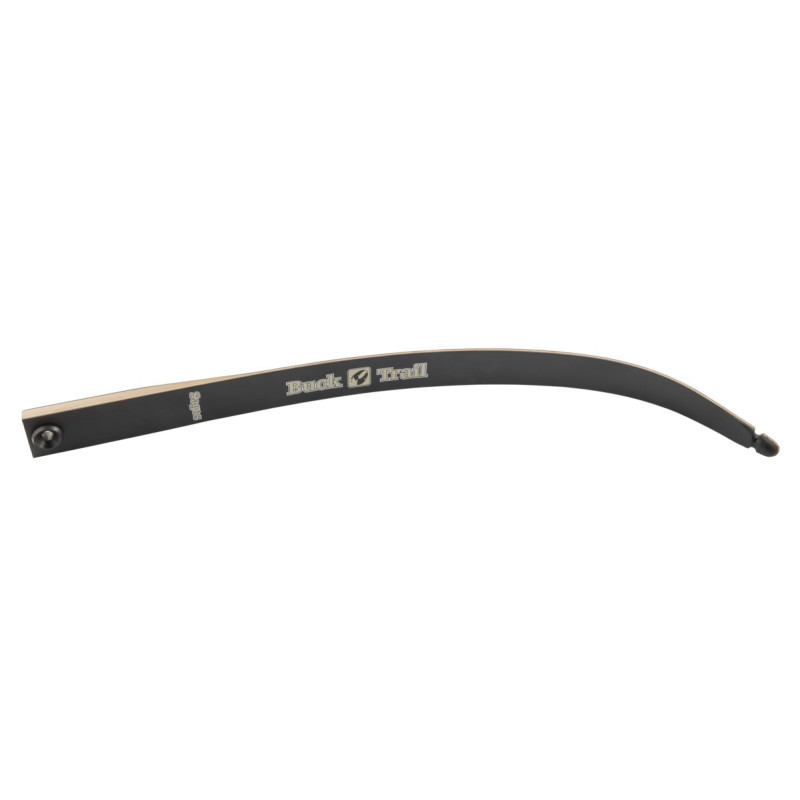 BUCKTRAIL LIMBS T/D HUNTING BOWS SAGOS WOOD 62" 25 LBS MAPLE WOOD AND BLACK GLASS