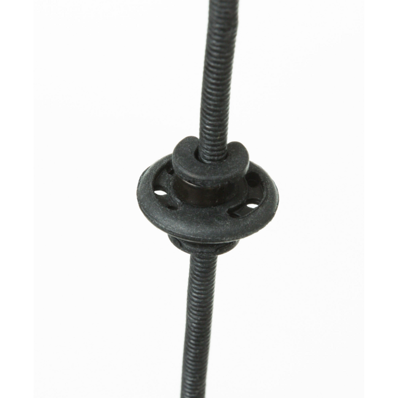OMP QUICK CRIMP KISSER BUTTON 9/16" 1/PACK BLACK