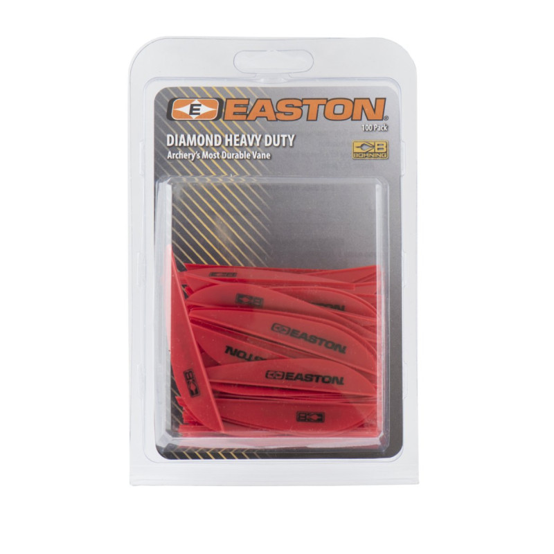 EASTON VANES DIAMOND HD 3" RED 100/PK