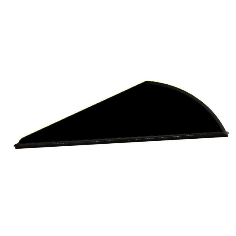 Q2ARCHERY VANES RAPT-X 2" BLACK 100/PK