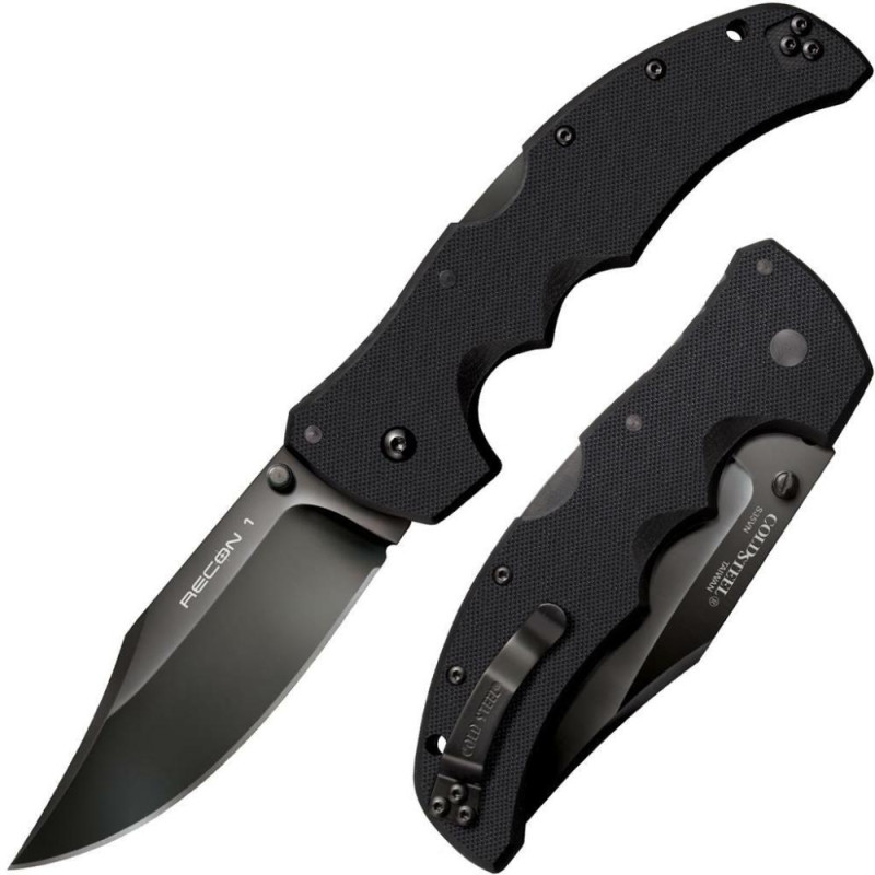 COLDSTEEL RECON 1 CLIP POINT PLAIN EDGE - overall 23.81cm