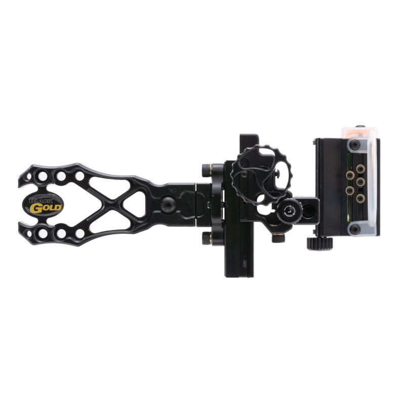 BLACK GOLD ASCENT VERDICT ASSAULT SINGLE PIN WITH H/V CLICK MICRO .019" RH BLK
