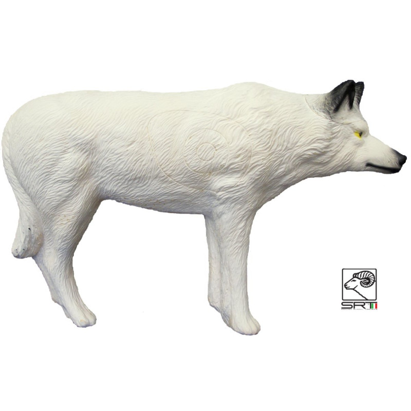 SRT 3D TARGET WHITE WOLF - GROUP 2 - L123cm H75cm