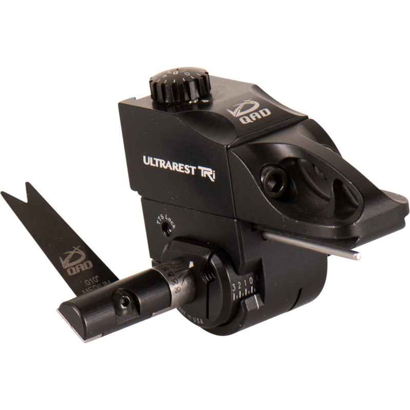 QAD COMPOUND BLADE REST TRI RH BLACK