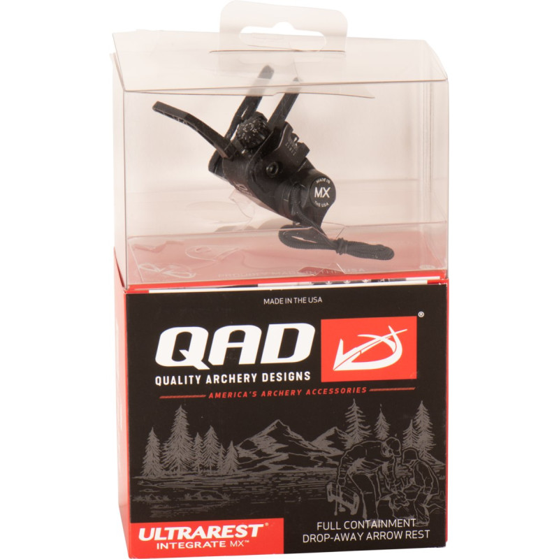 QAD COMPOUND DROP AWAY REST ULTRA REST QAD INTEGRATE RH BLACK