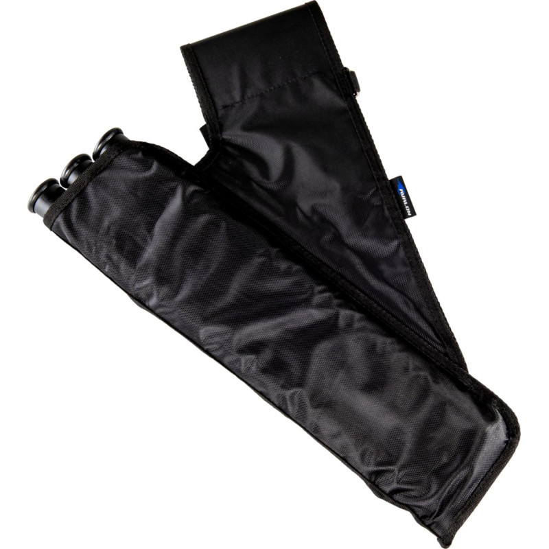 AVALON TARGET QUIVERS  CLASSIC 3TUBES WITH BELT AND 2 POCKETS RH BLACK