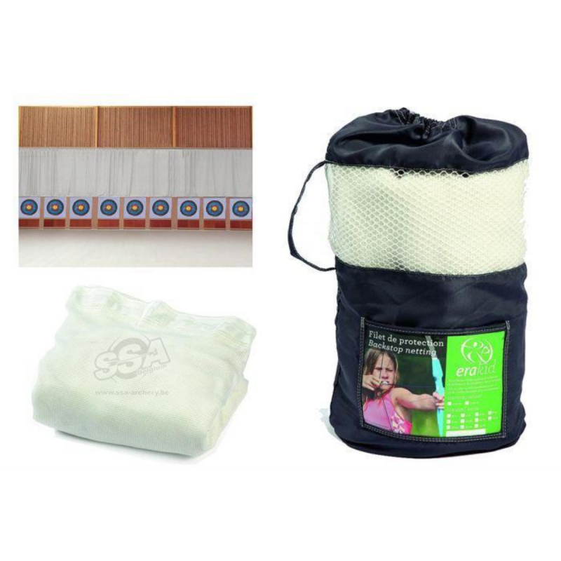ERA NET KID WHITE FLAME RETARDANT / H 300cm x L 300cm
