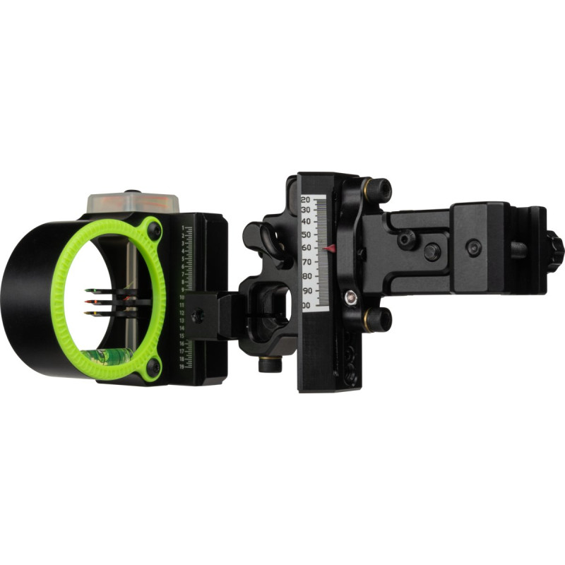 BLACKGOLD HUNTING & 3D SIGHT PRO HUNTER HD INLINE QUICKLINK BASE/ 3 PIN .019 RH BLACK