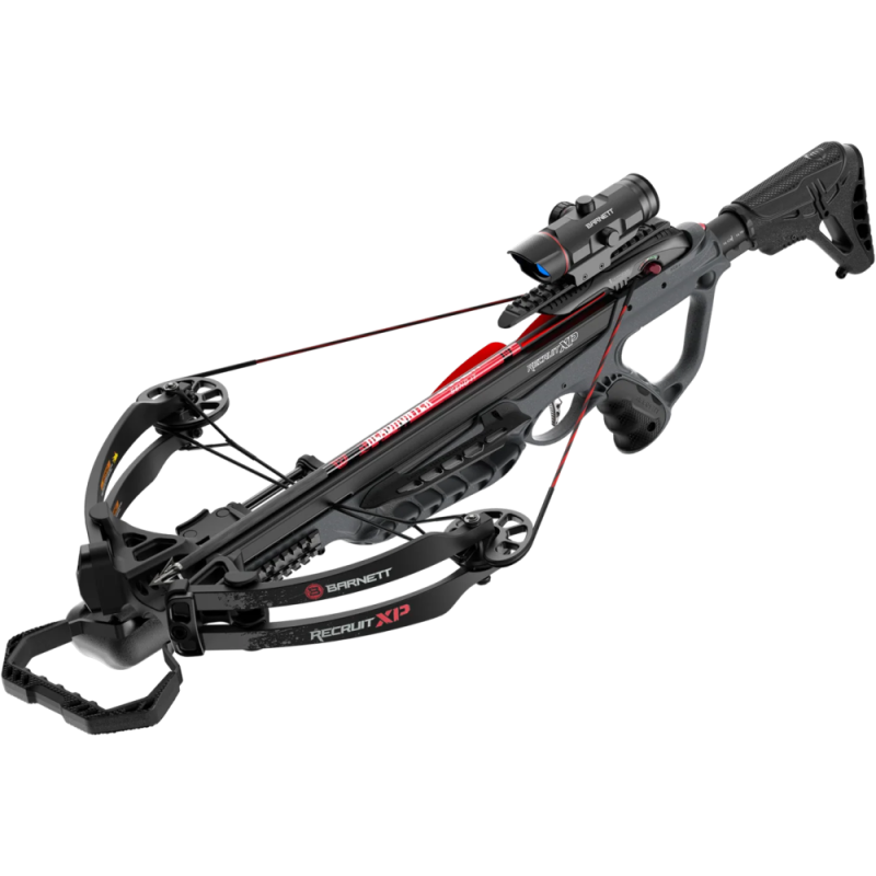 BARNETT RECRUIT XP 350fps 150LBS 1x30mm 3 DOT SCOPE COMPOUND CROSSBOW SET