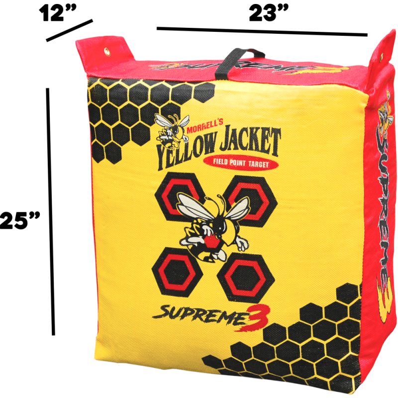 MORRELL PORTABLE TARGET YELLOW JACKET SUPREME 3 - 23"x23"x12"