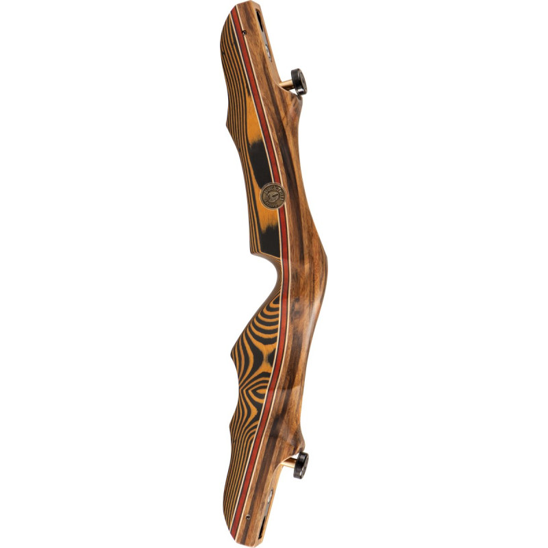 BUCKTRAIL RISERS ILF WOOD VERIS OVANGKOL 19" RH with LIMB ALIGNMENT SYSTEM ORANGE