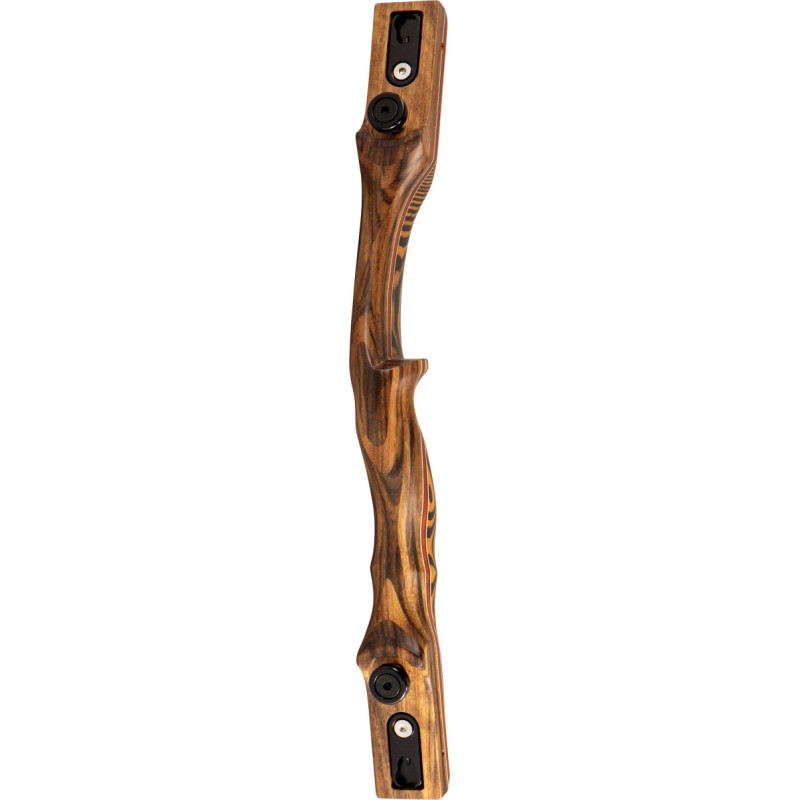 BUCKTRAIL RISERS ILF WOOD VERIS OVANGKOL 19" RH with LIMB ALIGNMENT SYSTEM ORANGE